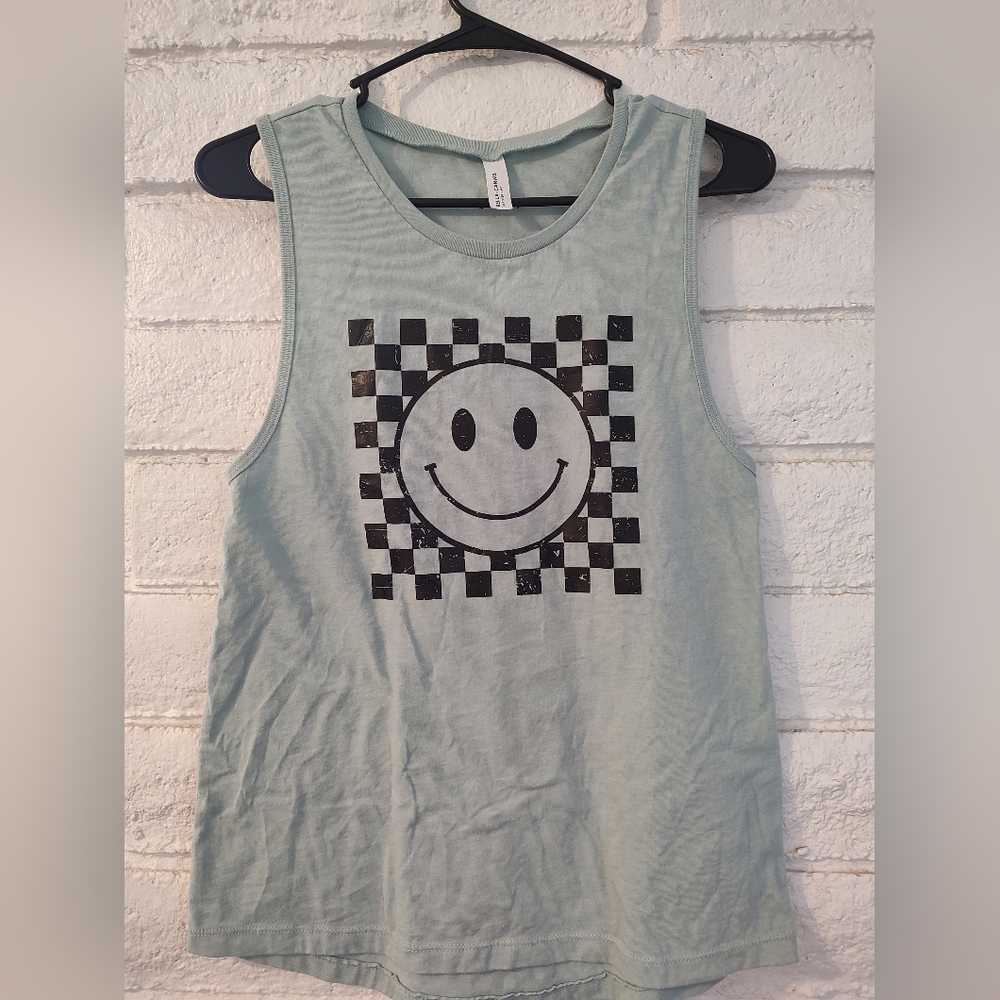 Women's Smiley Face Gym Shirt